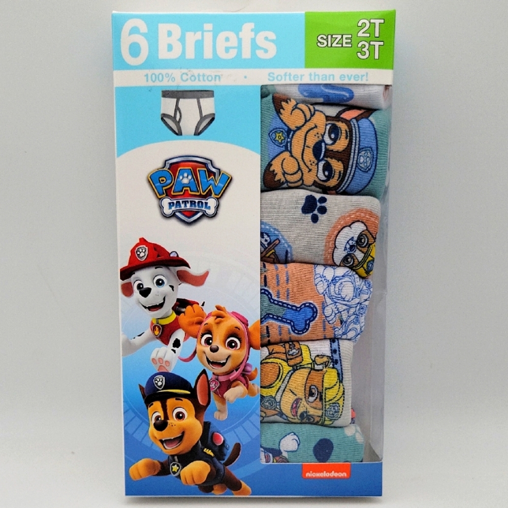 Paw Patrol Boys' Briefs 6-Pack